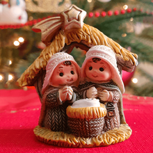 Carregar imagem no visualizador da galeria, Nativity Scene with Stable | 2.36&#39;&#39; | 6cm
