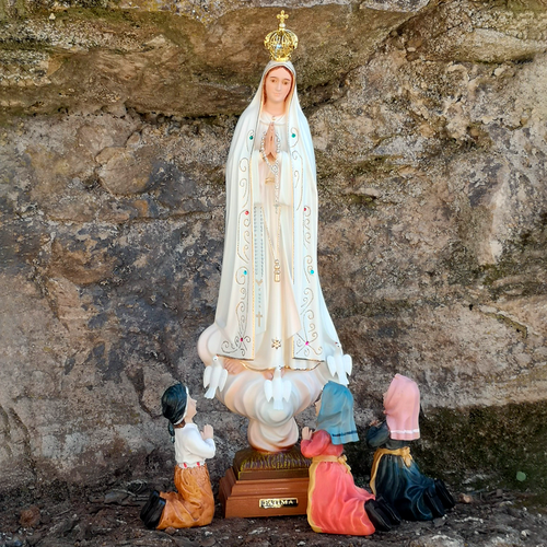 Official Our Lady of Fatima w/ 3 Little Shepherds Praying