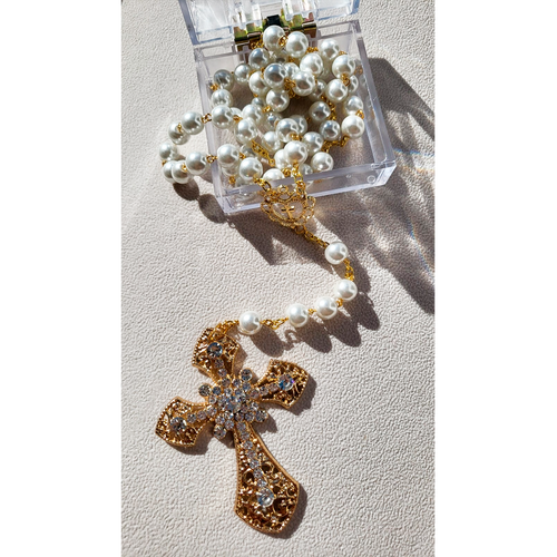 Pearl Glass Rosary