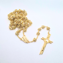 Load image into Gallery viewer, Premium Golden Rosary of Fatima
