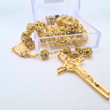 Cargar imagen en el visor de la galería, Premium Golden Rosary of Fatima
