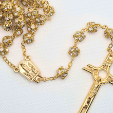 Cargar imagen en el visor de la galería, Premium Golden Rosary of Fatima
