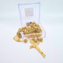 Load image into Gallery viewer, Premium Golden Rosary of Fatima
