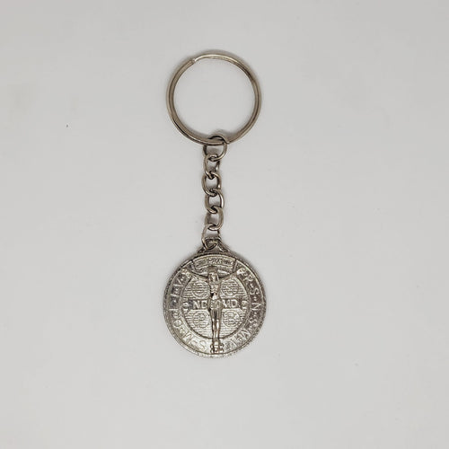 Saint Benedict - Metal keychain