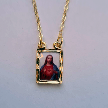 Cargar imagen en el visor de la galería, Scapular Our Lady of Fatima and Sacred Heart of Jesus
