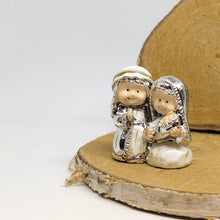 Carregar imagem no visualizador da galeria, Silver Nativity Scene | 1.57&#39;&#39; | 4cm
