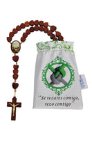 Cargar imagen en el visor de la galería, Wood Rosary - Dedicated to Alzheimer&#39;s patients
