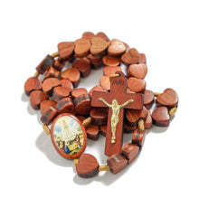 Cargar imagen en el visor de la galería, Wood Rosary - Dedicated to Alzheimer&#39;s patients
