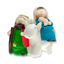 Carregar imagem no visualizador da galeria, Colored Nativity Set - Flight to Egypt | 1.54&#39;&#39; | 4cm
