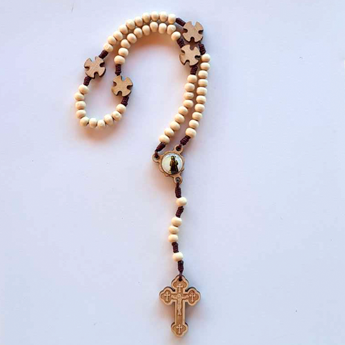 Wood Rosary - Saint Roque